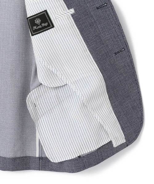 MEN'S BIGI(メンズビギ)の「クールドッツ ストレッチジャケット/ウォッシャブル(同素材パンツあり セットアップ 可能) (テーラードジャケット・メンズ・ネイビー/グレー/ブルー・SS/S/M/L)」の19枚目の写真