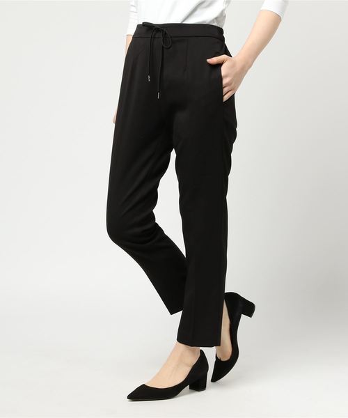 Bou Jeloud（ブージュルード）の「美シルエット・美脚パンツ◇センタープレス ストレッチパンツ（その他パンツ・レディース・ブラック/ライトグレー・36/38/40）」の8枚目の写真