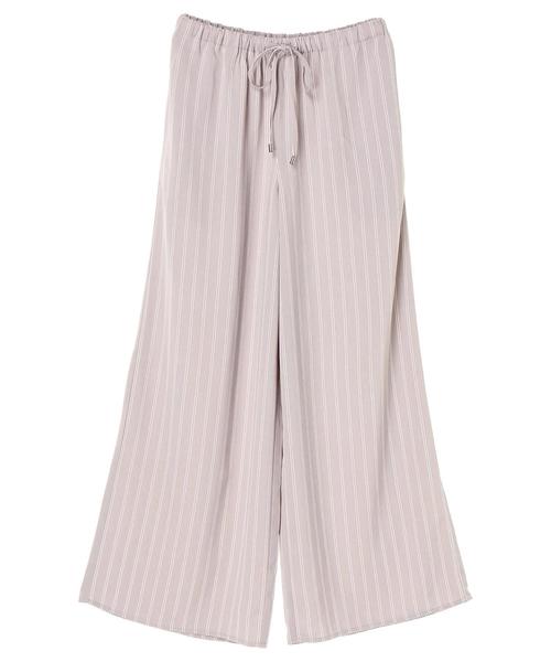 AMERICAN HOLIC（アメリカンホリック）の「10col.ドロストとろみワイドパンツ（その他パンツ・レディース・カーキ/ドット/グレイッシュベージュ/ネイビー/ライトグレー/グレー系その他/ブルー系その他/ピンク/サックスブルー/ブラック・L/M）」の19枚目の写真