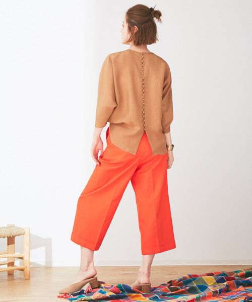 Abahouse Devinette（ドゥヴィネット）の「ウォッシャブルシルクタックプルオーバー（シャツ/ブラウス・レディース・ネイビー/カーキ/キャメル・FREE）」の18枚目の写真