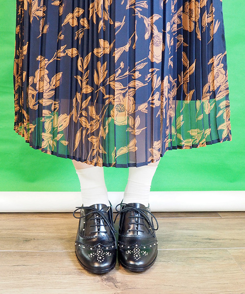 cava cava（サヴァサヴァ）の「◆ cavacava (サヴァサヴァ) ◆　オックスフォードシューズ　7305333（ドレスシューズ・レディース・グレー/クリアブラック/ブラック/ワインレッド・24.5cm/24.0cm/22.5cm/23.0cm/23.5cm）」の7枚目の写真