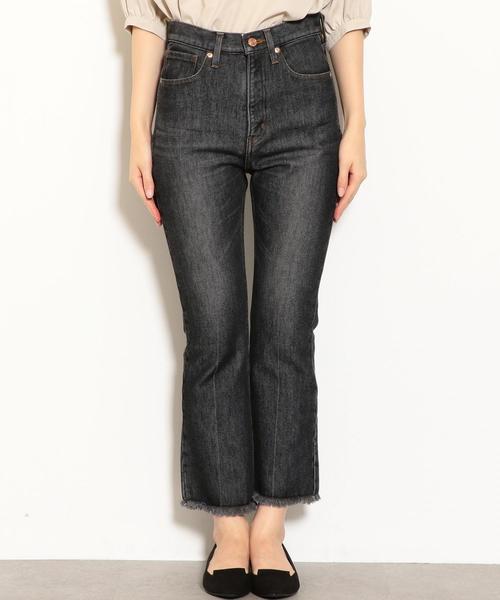 green label relaxing（グリーンレーベルリラクシング）の「◆SC キックフレア 5PK  デニム パンツ ◆（デニムパンツ・レディース・ブラック/ネイビー・40/38/36/34）」の4枚目の写真