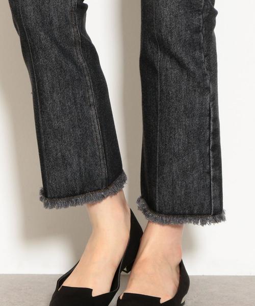 green label relaxing（グリーンレーベルリラクシング）の「◆SC キックフレア 5PK  デニム パンツ ◆（デニムパンツ・レディース・ブラック/ネイビー・40/38/36/34）」の11枚目の写真