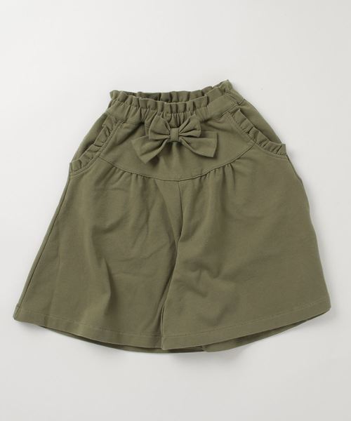 RAGMART(ラグマート)の「リボンワイドキュロット(その他パンツ・キッズ・ネイビー/カーキ・110cm/100cm/120cm/130cm)」の4枚目の写真