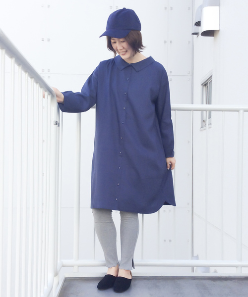 LBC（エルビーシー）の「3wayワンピース（ワンピース・レディース・ネイビー/グリーン/マスタード・M/L）」の3枚目の写真