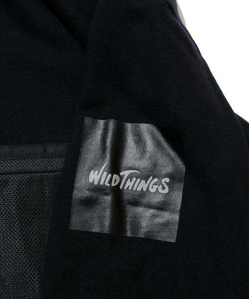 And A(アンドエー)の「WILD THINGS ワイルドシングス / L/S HOODY with Mesh メッシュポケット ロングスリーブ フーディー パーカー / WT19010N(パーカー・メンズ・ブラック/ブラウン/オリーブ・SMALL/MEDIUM/LARGE)」の8枚目の写真