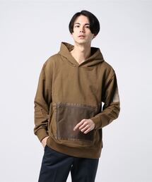 WILD THINGS ワイルドシングス / L/S HOODY with Mesh メッシュポケット ロングスリーブ フーディー パーカー / WT19010N