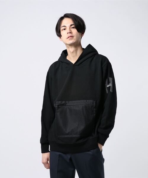 And A(アンドエー)の「WILD THINGS ワイルドシングス / L/S HOODY with Mesh メッシュポケット ロングスリーブ フーディー パーカー / WT19010N(パーカー・メンズ・ブラック/ブラウン/オリーブ・SMALL/MEDIUM/LARGE)」の15枚目の写真