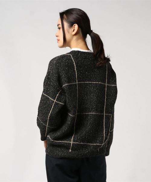 LBC（エルビーシー）の「ウインドペンカーディガン（カーディガン/ボレロ・レディース・ライトグレー/ブラック・M）」の8枚目の写真