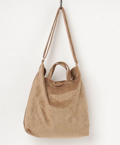 Confirm(コンファーム)の「フェイクスエードショルダーバッグ【Confirm】(ショルダーバッグ・メンズ・ブラック/ベージュ・FREE)」の3枚目の写真