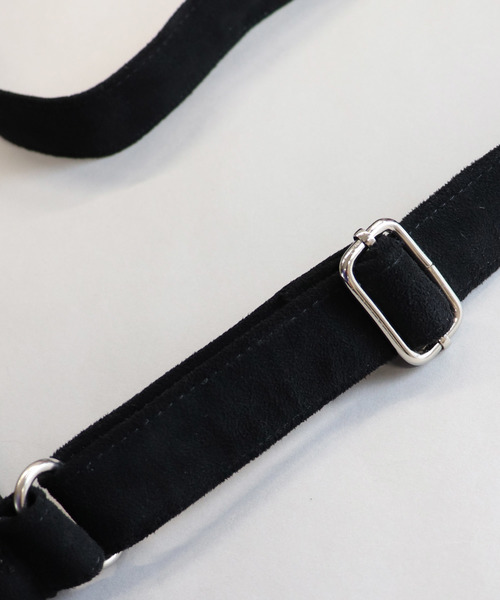 Confirm(コンファーム)の「フェイクスエードショルダーバッグ【Confirm】(ショルダーバッグ・メンズ・ブラック/ベージュ・FREE)」の5枚目の写真