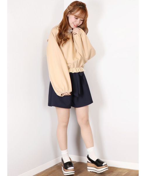 dazzlin(ダズリン)の「スプリングフリルパーカー(パーカー・レディース・ベージュ/グレー/ピンク/アイボリー/ブラック・FREE)」の18枚目の写真