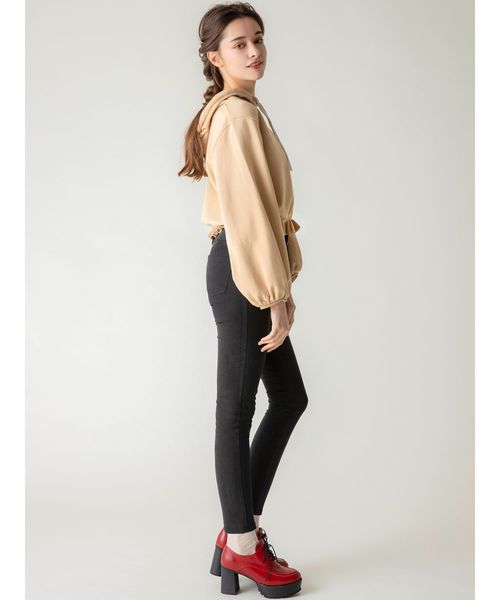 dazzlin(ダズリン)の「スプリングフリルパーカー(パーカー・レディース・ベージュ/グレー/ピンク/アイボリー/ブラック・FREE)」の12枚目の写真