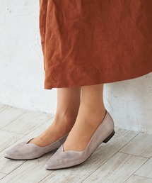 Vカットポインテッドトゥパンプス/71652K【日本製】大きいサイズ＆小さいサイズ