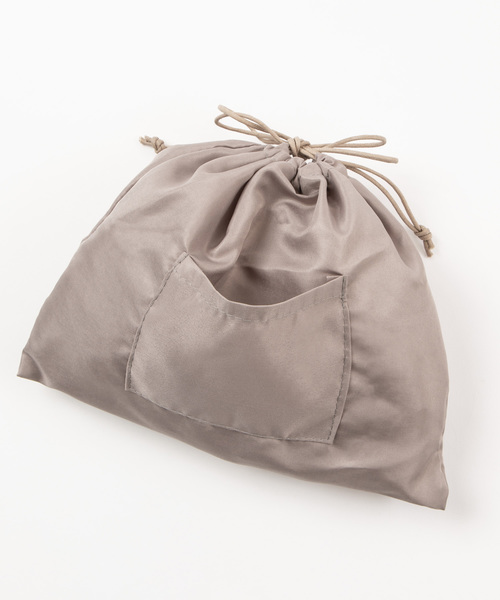 WEGO(ウィゴー)の「WEGO/巾着付きネットメッシュトートバッグ(トートバッグ・レディース・シルバー・FREE)」の6枚目の写真