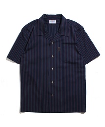 ROTAR（ローター）の「Antique Striped Open Collar Shirt