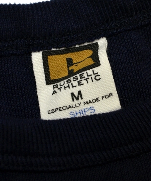 SHIPS（シップス）の「SC: RUSSEL ATHLETIC 【SHIPS別注】 プリント クルーネック/スウェット 14SS■（スウェット・メンズ・ヘザ－グレー/ブルー/ネイビー/ダークネイビー/ブルー系その他・SMALL/MEDIUM/LARGE）」の20枚目の写真