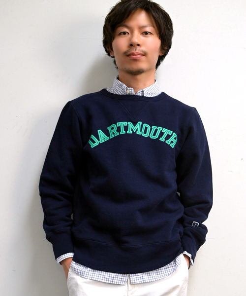 SHIPS（シップス）の「SC: RUSSEL ATHLETIC 【SHIPS別注】 プリント クルーネック/スウェット 14SS■（スウェット・メンズ・ヘザ－グレー/ブルー/ネイビー/ダークネイビー/ブルー系その他・SMALL/MEDIUM/LARGE）」の10枚目の写真