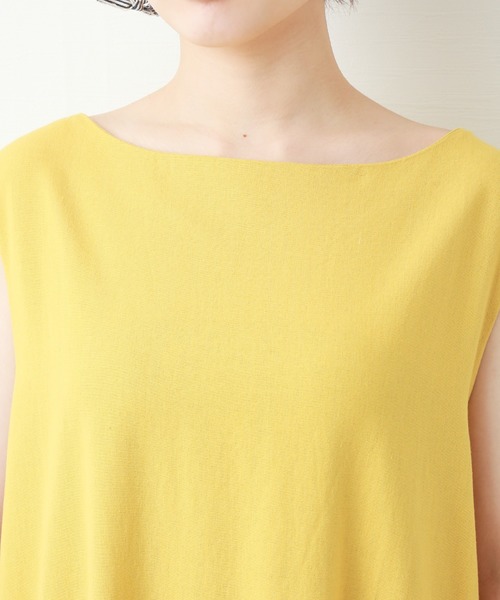 n'ee-ne(ネーネ)の「ノースリーブ マキシワンピース(ワンピース・レディース・ブラック/ブラウン/マスタード・LL/M/L)」の21枚目の写真