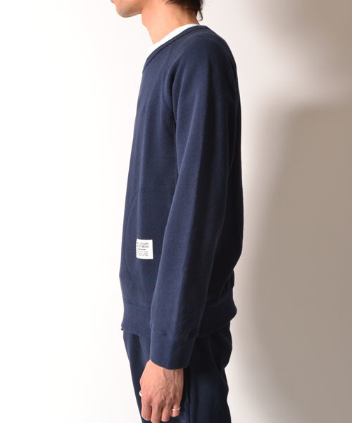 COMMONWARE AMERICAN RAG CIE&Magine（コモンウェアアメリカンラグシーアンド マージン）の「AMERICAN RAG CIE&Magine COMMONWARE スウェットプルオーバーL/S∴（スウェット・メンズ・グレー/ネイビー・44/48/46）」の5枚目の写真
