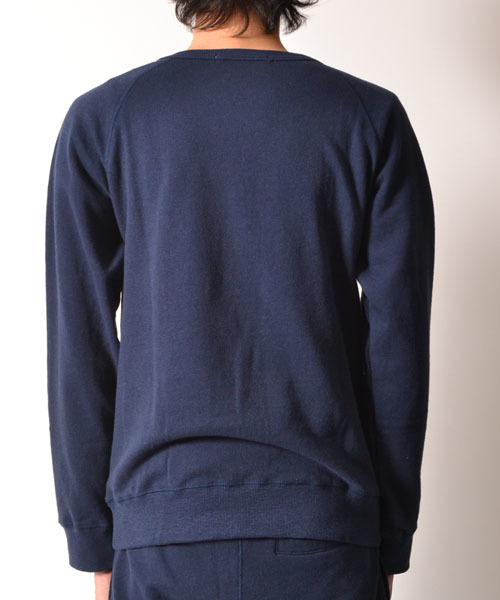 COMMONWARE AMERICAN RAG CIE&Magine（コモンウェアアメリカンラグシーアンド マージン）の「AMERICAN RAG CIE&Magine COMMONWARE スウェットプルオーバーL/S∴（スウェット・メンズ・グレー/ネイビー・44/48/46）」の6枚目の写真