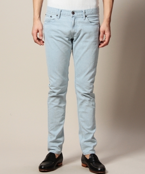 MONKEY TIME（モンキータイム）の「MT∴ シェービング ストレッチデニム スキニーパンツ ◆（デニムパンツ・メンズ・ライトグレー/ライトブルー・X-LARGE/LARGE/MEDIUM/SMALL）」の16枚目の写真
