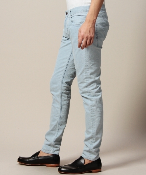 MONKEY TIME（モンキータイム）の「MT∴ シェービング ストレッチデニム スキニーパンツ ◆（デニムパンツ・メンズ・ライトグレー/ライトブルー・X-LARGE/LARGE/MEDIUM/SMALL）」の17枚目の写真