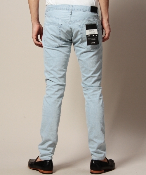 MONKEY TIME（モンキータイム）の「MT∴ シェービング ストレッチデニム スキニーパンツ ◆（デニムパンツ・メンズ・ライトグレー/ライトブルー・X-LARGE/LARGE/MEDIUM/SMALL）」の18枚目の写真