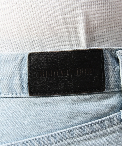 MONKEY TIME（モンキータイム）の「MT∴ シェービング ストレッチデニム スキニーパンツ ◆（デニムパンツ・メンズ・ライトグレー/ライトブルー・X-LARGE/LARGE/MEDIUM/SMALL）」の19枚目の写真
