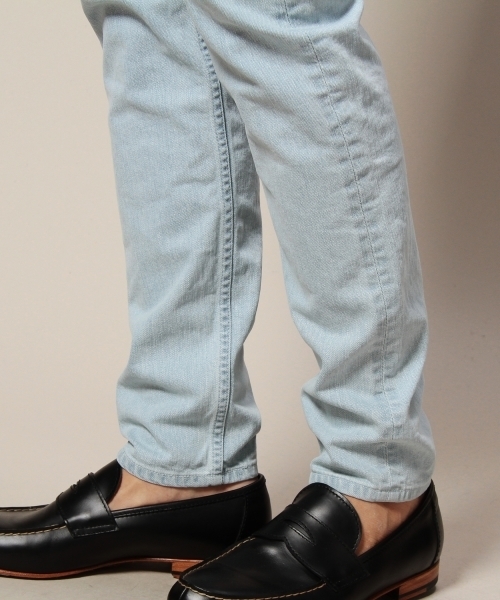 MONKEY TIME（モンキータイム）の「MT∴ シェービング ストレッチデニム スキニーパンツ ◆（デニムパンツ・メンズ・ライトグレー/ライトブルー・X-LARGE/LARGE/MEDIUM/SMALL）」の21枚目の写真