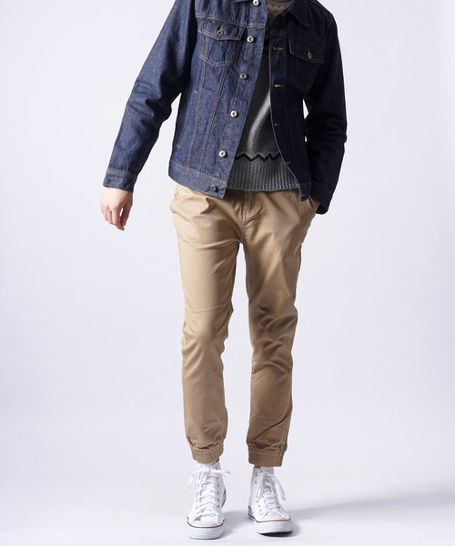 Starting Over（スターティングオーバー）の「ストレッチツイルジョガーパンツ/レディース メンズ（その他パンツ・メンズ・ブラック/ホワイト/ブルー/ネイビー/ベージュ/カーキ・XL/L/S/M）」の13枚目の写真