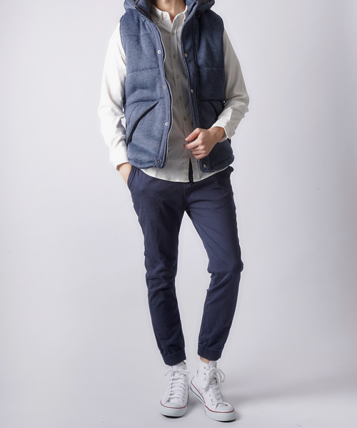 Starting Over（スターティングオーバー）の「ストレッチツイルジョガーパンツ/レディース メンズ（その他パンツ・メンズ・ブラック/ホワイト/ブルー/ネイビー/ベージュ/カーキ・XL/L/S/M）」の9枚目の写真