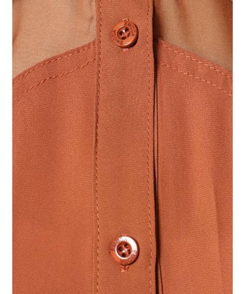 EMODA（エモダ）の「シアードッキングシャツ（シャツ/ブラウス・レディース・ブラック/ブラウン/オレンジ・FREE）」の22枚目の写真