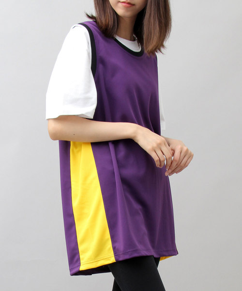 United Athle(ユナイテッドアスレ)の「【 United Athle / ユナイテッドアスレ 】 4.1オンス ドライ バスケットボールシャツ / 速乾(タンクトップ・メンズ・ホワイト/ブラック/パープル/レッド・M/L)」の21枚目の写真