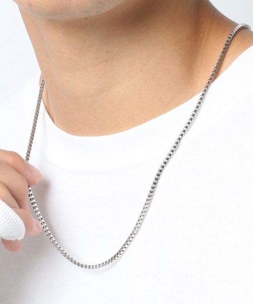 Lazar（ラザル）の「Lazar チェーンネックレス（ネックレス・メンズ・シルバー系その他/シルバー系その他2/シルバー系その他3/シルバー系その他4・FREE）」の3枚目の写真