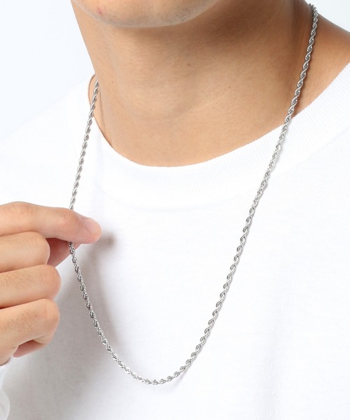 Lazar（ラザル）の「Lazar チェーンネックレス（ネックレス・メンズ・シルバー系その他/シルバー系その他2/シルバー系その他3/シルバー系その他4・FREE）」の4枚目の写真