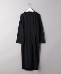 ユナイテッドアローズ　カシュクールワンピース40 UNITED ARROWS（ユナイテッドアローズ）の「UBCS カシュクール