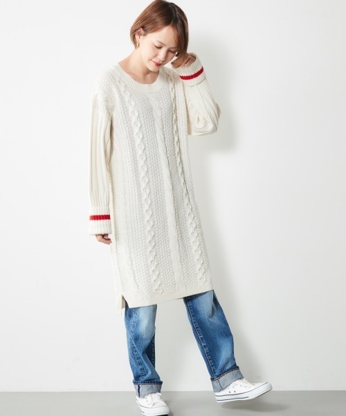 セール ケーブルニットワンピース ワンピース Cepo セポ のファッション通販 Zozotown