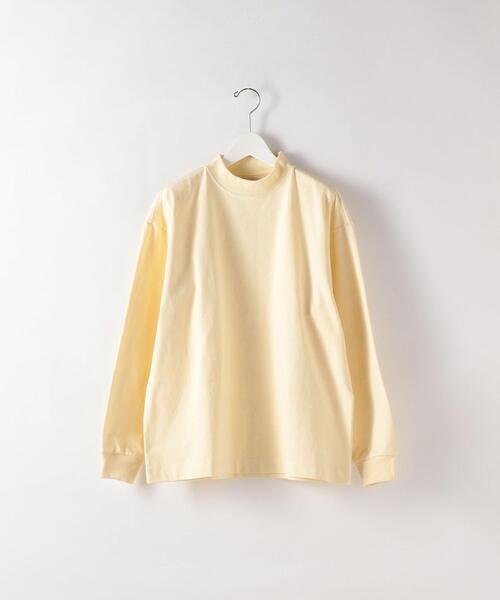 Steven Alan（スティーブンアラン）の「＜Steven Alan＞ TRKY MOCK NECK LONG SLEEVES-BOLD/カットソー（Tシャツ/カットソー・メンズ・ナチュラル/ダークグレー/ホワイト・LARGE/X-LARGE/SMALL/MEDIUM）」の11枚目の写真