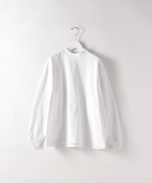 Steven Alan（スティーブンアラン）の「＜Steven Alan＞ TRKY MOCK NECK LONG SLEEVES-BOLD/カットソー（Tシャツ/カットソー・メンズ・ナチュラル/ダークグレー/ホワイト・LARGE/X-LARGE/SMALL/MEDIUM）」の13枚目の写真