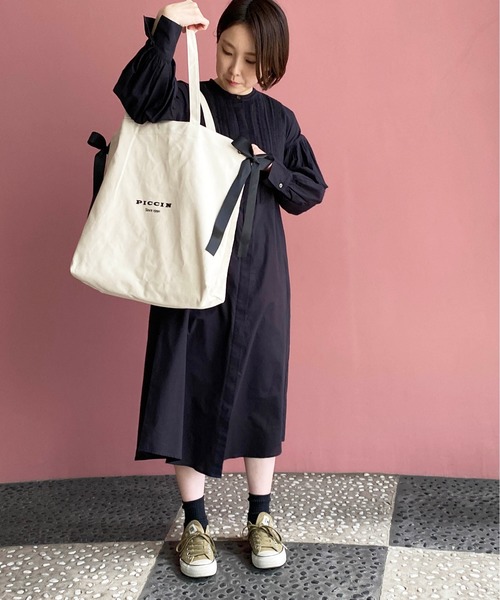 PICCIN（ピッチン）の「ロゴ入りトートバッグ（トートバッグ・レディース・ベージュ・FREE）」の8枚目の写真