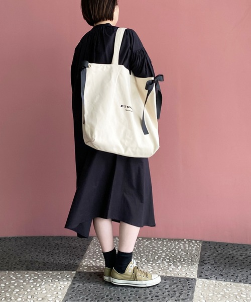 PICCIN（ピッチン）の「ロゴ入りトートバッグ（トートバッグ・レディース・ベージュ・FREE）」の9枚目の写真