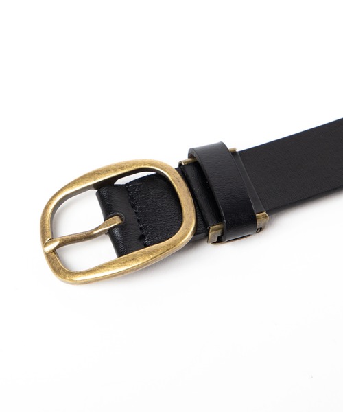 WEGO(ウィゴー)の「WEGO/イタリアンレザープレーンベルト(ベルト・メンズ・シルバー/ゴールド・FREE)」の5枚目の写真