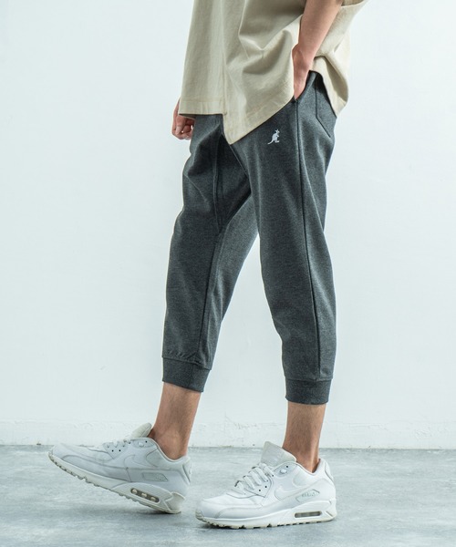 KANGOL(カンゴール)の「KANGOL 別注 ポンチ クロップドジョガーパンツ ラインパンツ ユニセックス(その他パンツ・メンズ・ホワイト/ブラック/ネイビー/グレー/カーキ/ホワイト系その他/ブラック系その他/グレー系その他/ベージュ系その他/ブルー系その他/チャコール/ホワイト系その他2/ブラック系その他2/グレー系その他2/グレー系その他3/グレー系その他4/ベージュ系その他2/ブルー系その他2・M/L/LL)」の9枚目の写真