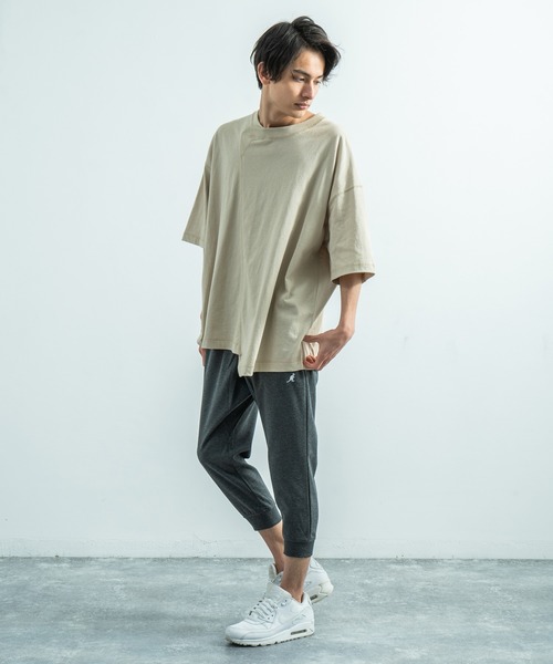 KANGOL(カンゴール)の「KANGOL 別注 ポンチ クロップドジョガーパンツ ラインパンツ ユニセックス(その他パンツ・メンズ・ホワイト/ブラック/ネイビー/グレー/カーキ/ホワイト系その他/ブラック系その他/グレー系その他/ベージュ系その他/ブルー系その他/チャコール/ホワイト系その他2/ブラック系その他2/グレー系その他2/グレー系その他3/グレー系その他4/ベージュ系その他2/ブルー系その他2・M/L/LL)」の20枚目の写真