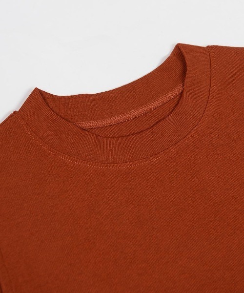 shopnikoniko（ショップニコニコ）の「細リブロングスリットベルト付チュニック（ワンピース・レディース・ブラック/ベージュ/オレンジ/キナリ・フリー）」の6枚目の写真