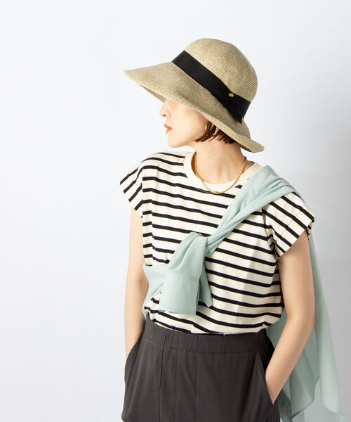 NOLLEY’S（ノーリーズ）の「コインリボンダウンハット（ハット・レディース・グレー/ベージュ/ブラック・FREE）」の4枚目の写真