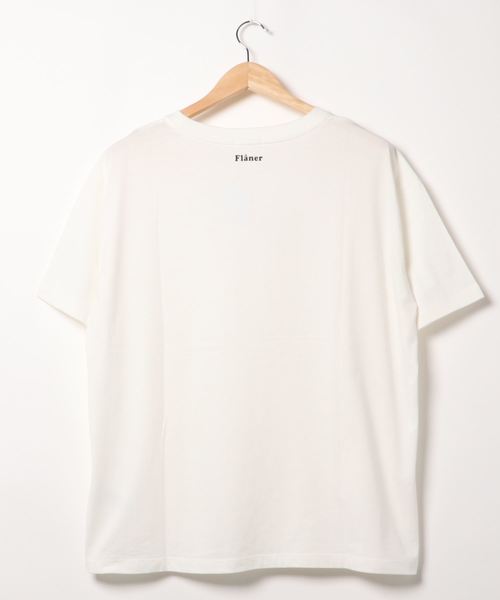 LOWRYS FARM（ローリーズファーム）の「ピグメントロゴＴＥＥ　886754（Tシャツ/カットソー・レディース・ピンク/チャコールグレー/アイボリー/イエロー・FREE）」の15枚目の写真