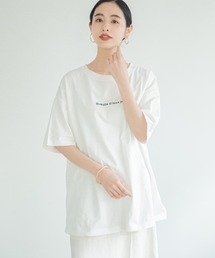 LOWRYS FARM | ピグメントロゴＴＥＥ　886754(Tシャツ/カットソー)