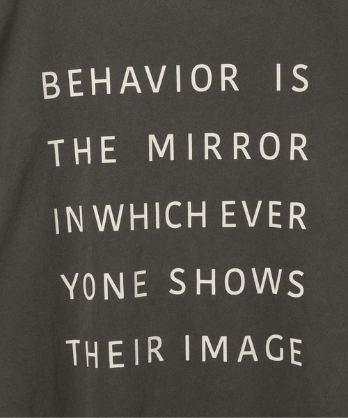 LOWRYS FARM（ローリーズファーム）の「ピグメントロゴＴＥＥ　886754（Tシャツ/カットソー・レディース・ピンク/チャコールグレー/アイボリー/イエロー・FREE）」の10枚目の写真